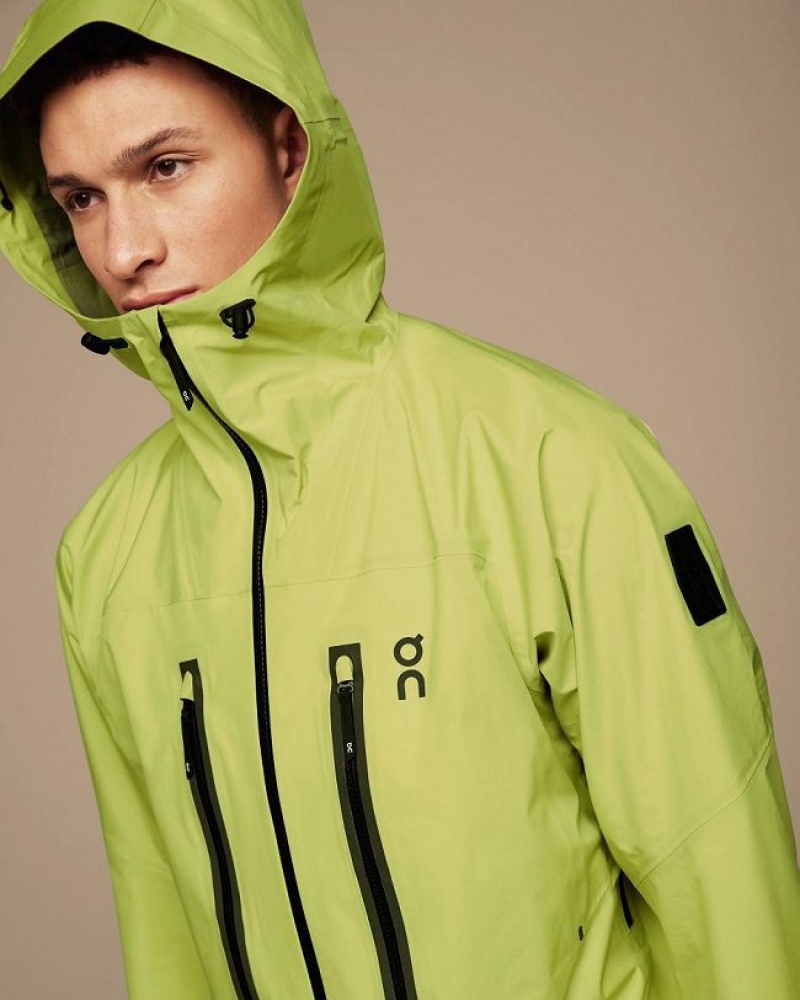 Green On Cloud Storm Men's Jackets | On_IN9021