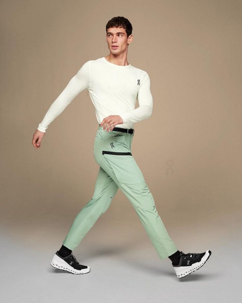 Green On Cloud Trek Men's Pants | On_IN9023