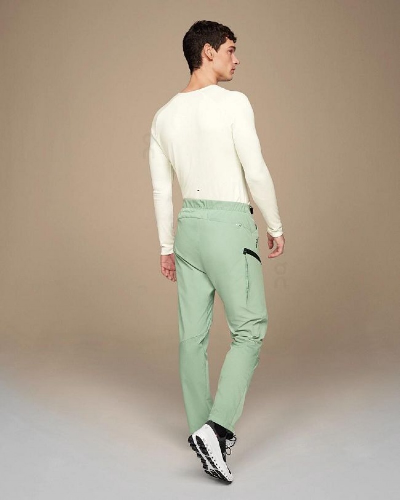 Green On Cloud Trek Men's Pants | On_IN9023