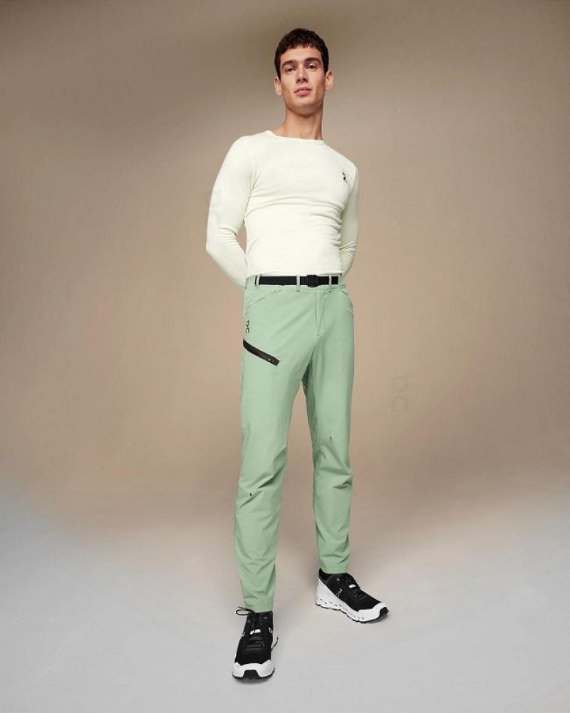 Green On Cloud Trek Men's Pants | On_IN9023