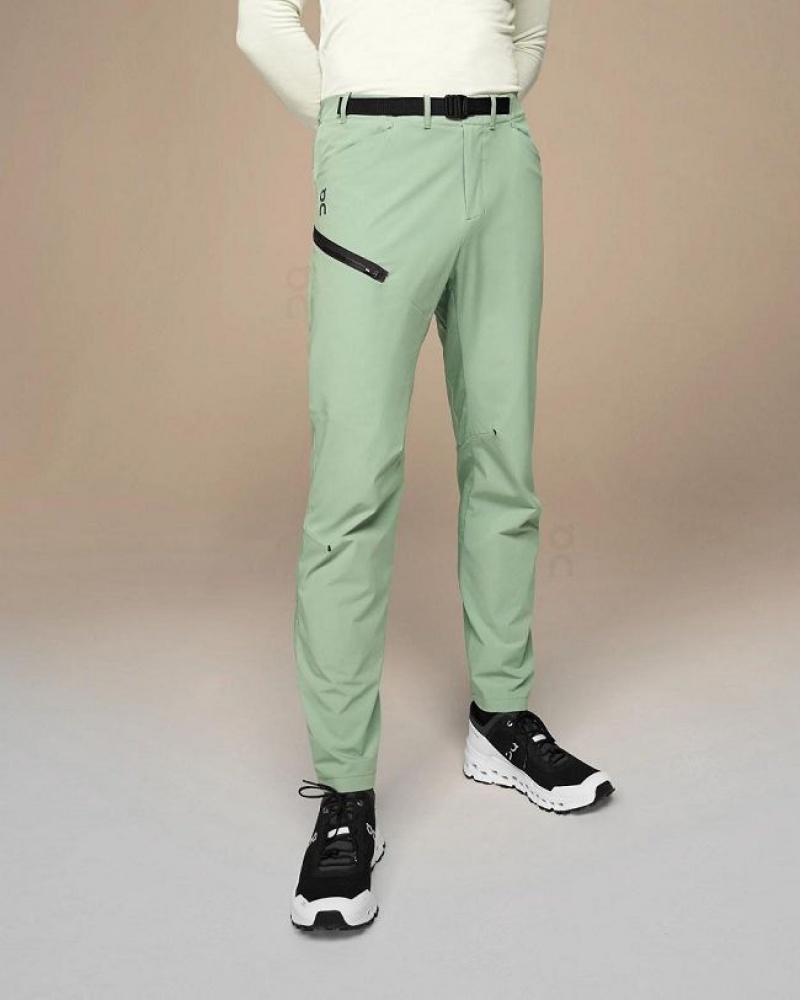 Green On Cloud Trek Men\'s Pants | On_IN9023