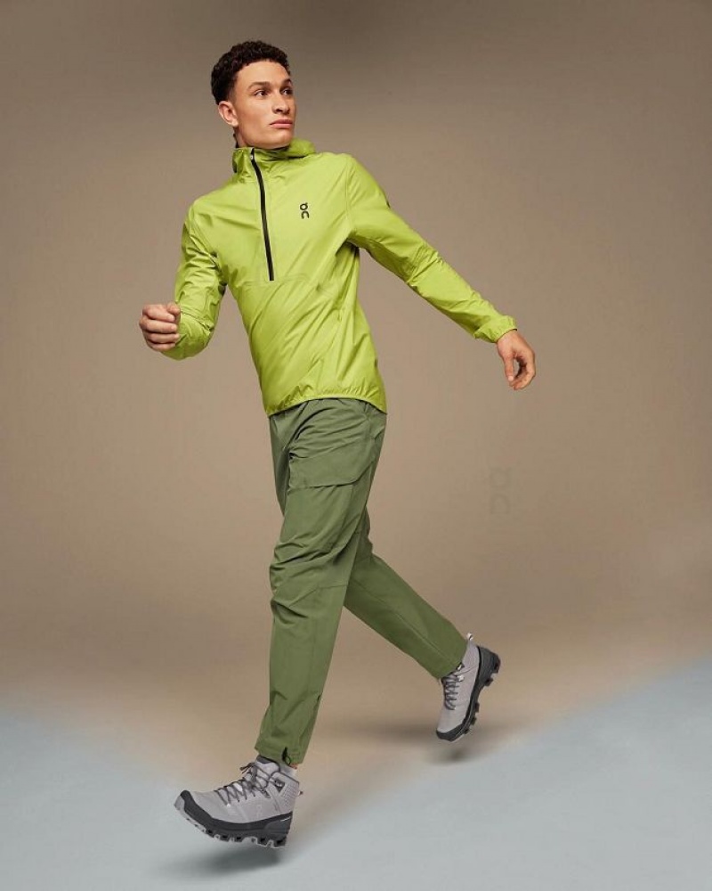 Green On Cloud Waterproof Anorak Men's Jackets | On_IN8022