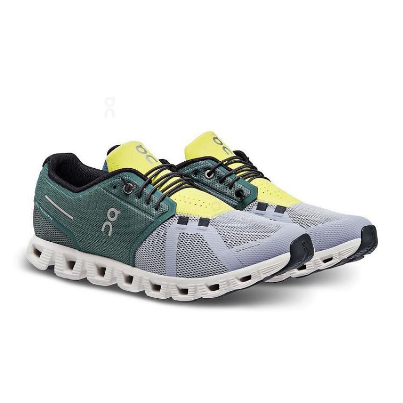 Green / Grey On Cloud Cloud 5 Men's Sneakers | On_IN8025
