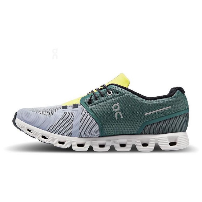 Green / Grey On Cloud Cloud 5 Men's Sneakers | On_IN8025