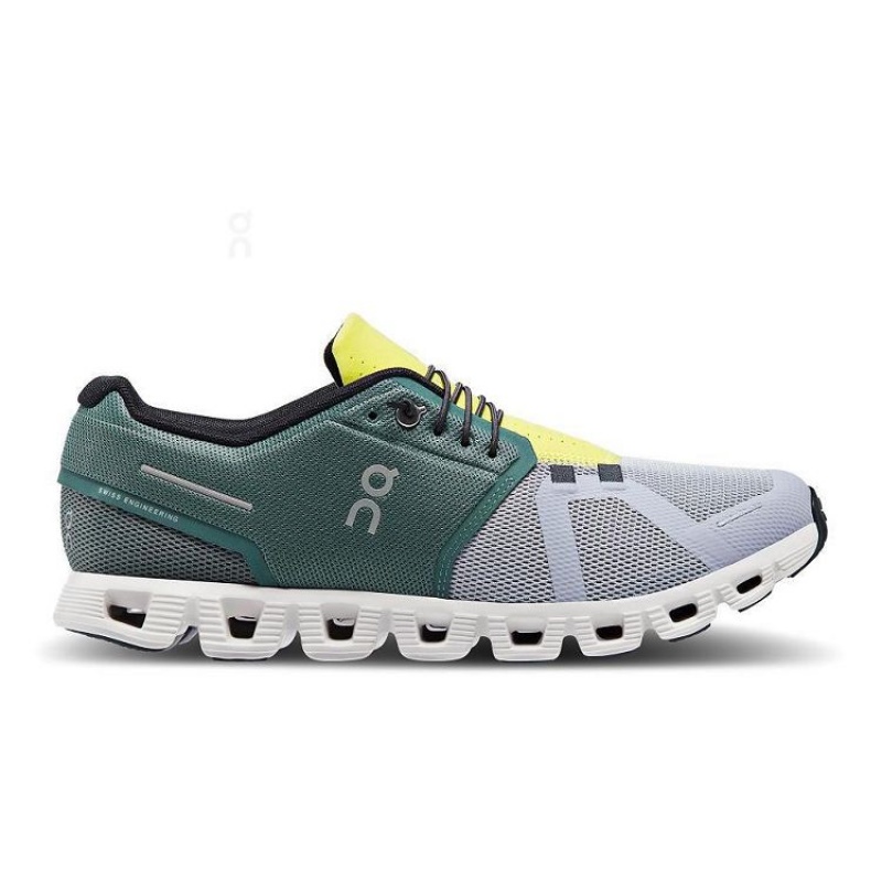 Green / Grey On Cloud Cloud 5 Men\'s Sneakers | On_IN8025