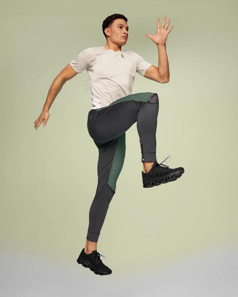 Green / Grey On Cloud Running Men's Pants | On_IN8231