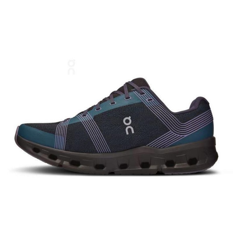 Green / Purple On Cloud Cloudgo Wide Men's Running Shoes | On_IN8348
