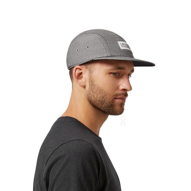 Grey On Cloud 5 Panel Men's Caps | On_IN8017