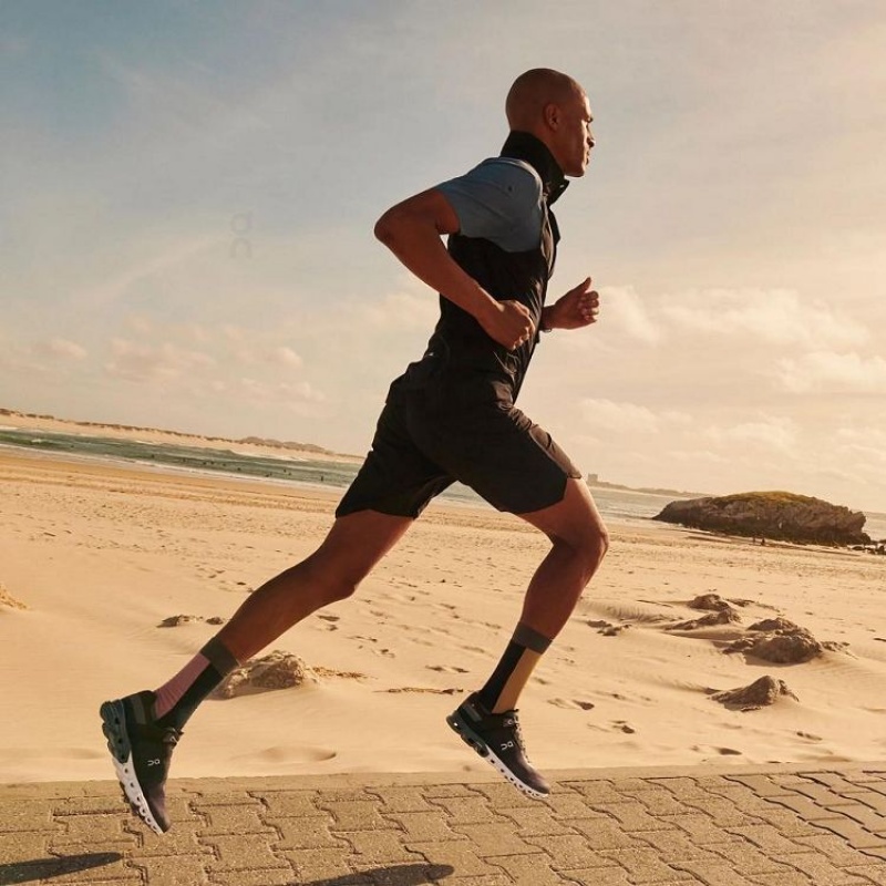 Grey On Cloud Cloudflow Men's Running Shoes | On_IN8210