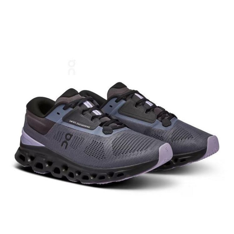 Grey On Cloud Cloudstratus 3 Women's Running Shoes | On_IN8476