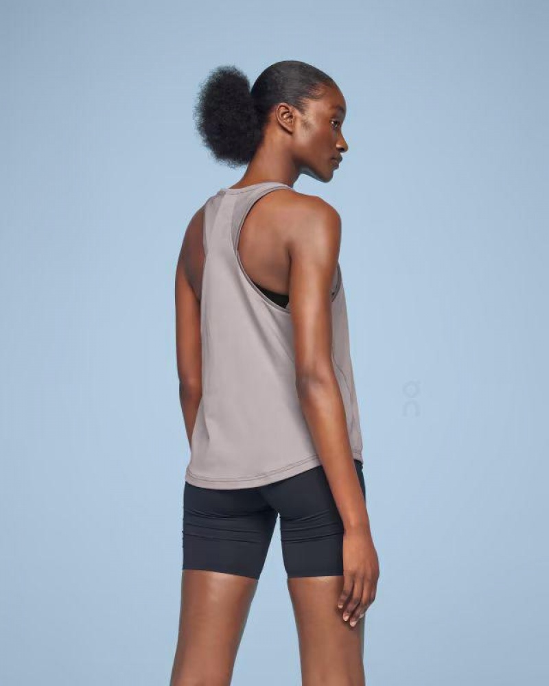 Grey On Cloud Focus Women's Tank Tops | On_IN8882