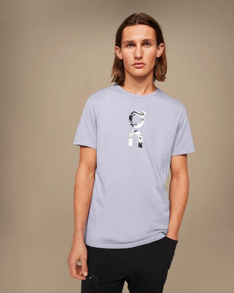 Grey On Cloud Graphic-T Men\'s T Shirts | On_IN8315