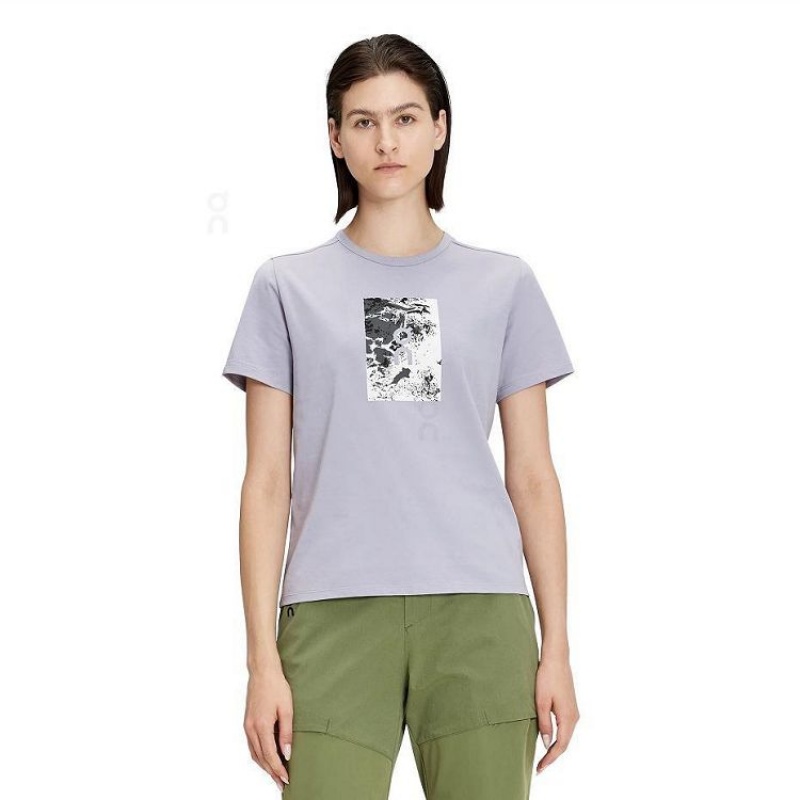 Grey On Cloud Graphic-T Women's T Shirts | On_IN8400