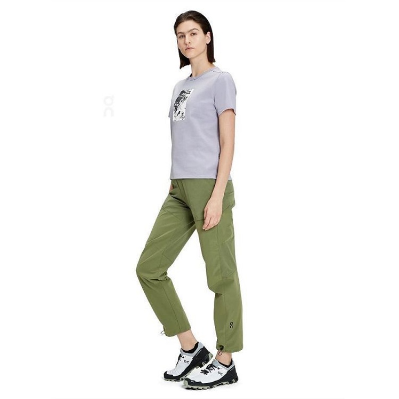 Grey On Cloud Graphic-T Women's T Shirts | On_IN8400