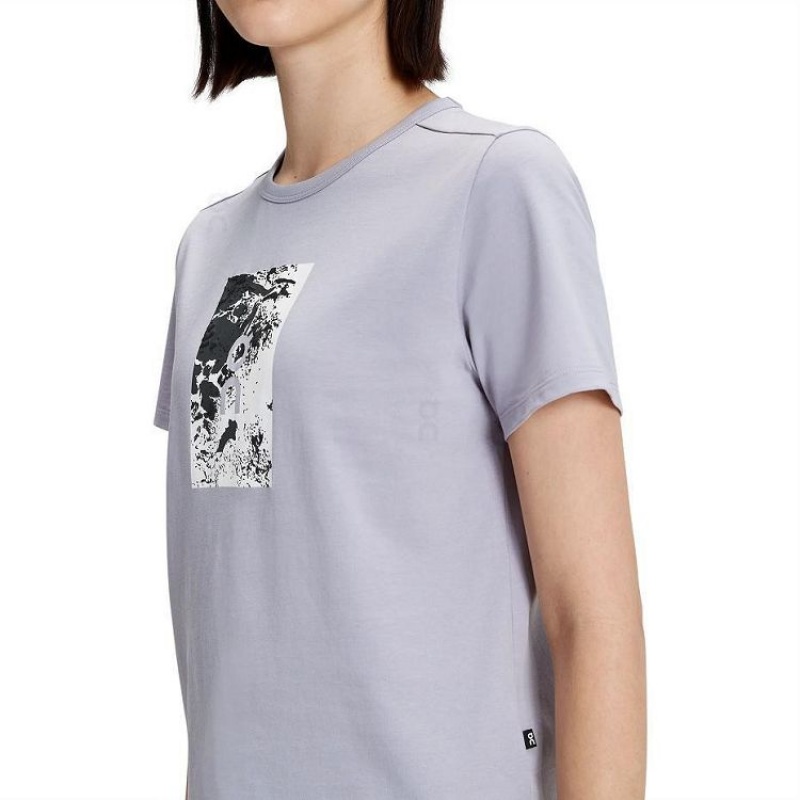 Grey On Cloud Graphic-T Women\'s T Shirts | On_IN8400