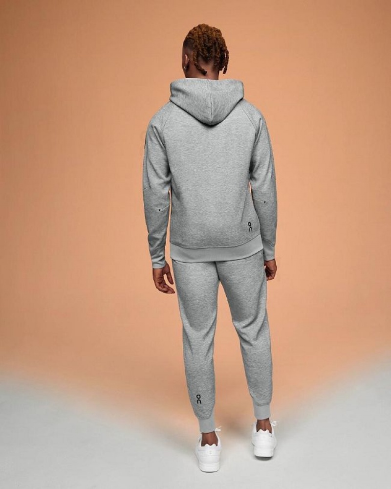 Grey On Cloud Men's Hoodie | On_IN8205