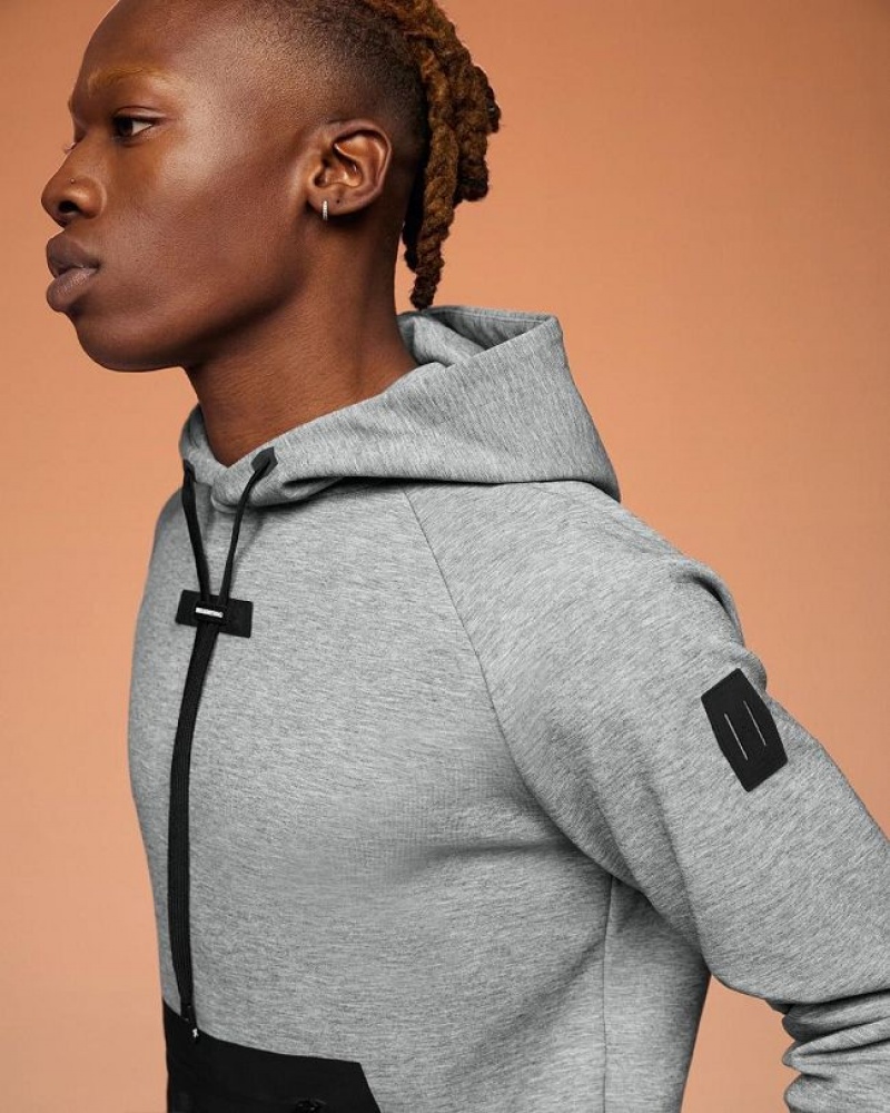 Grey On Cloud Men's Hoodie | On_IN8205