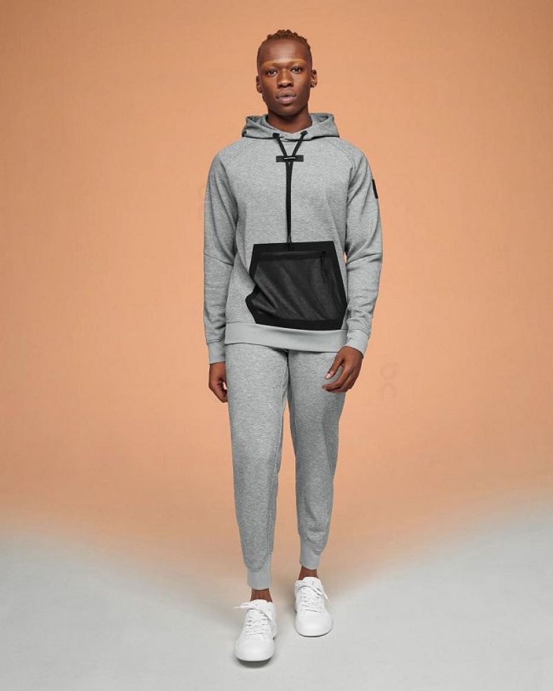 Grey On Cloud Men's Hoodie | On_IN8205