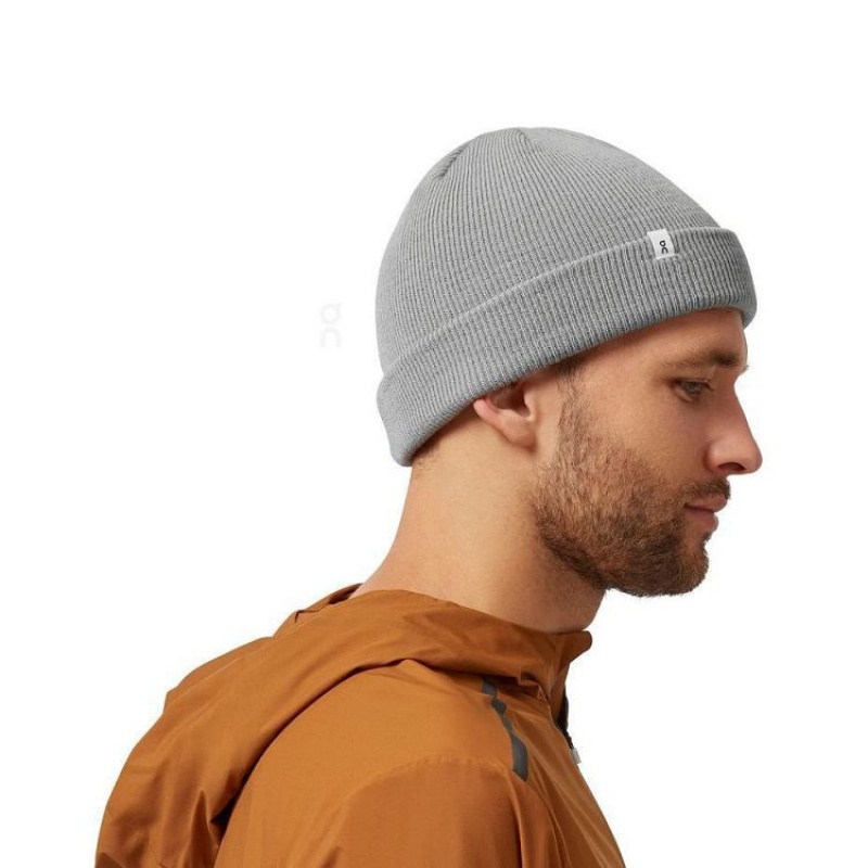 Grey On Cloud Merino Men's Beanie | On_IN8299