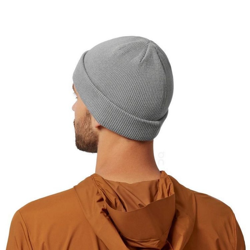 Grey On Cloud Merino Men's Beanie | On_IN8299