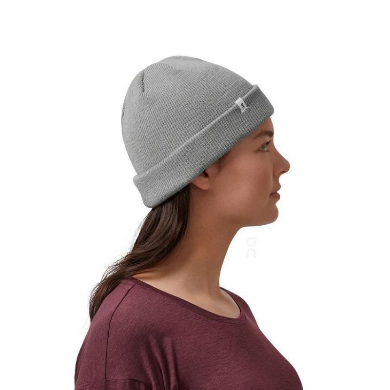 Grey On Cloud Merino Men's Beanie | On_IN8299