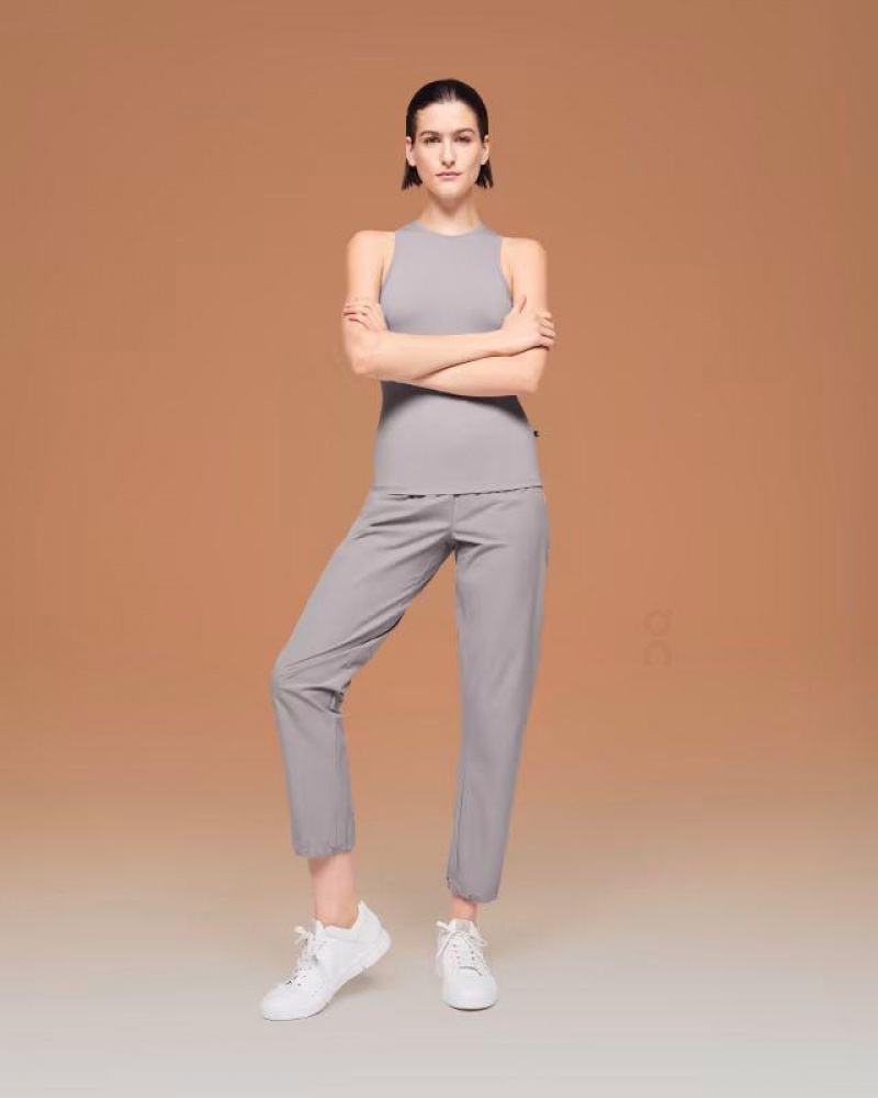 Grey On Cloud Movement Women's Tank Tops | On_IN8141