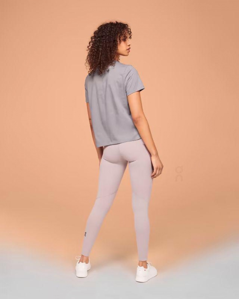 Grey On Cloud On-T Women's T Shirts | On_IN1180