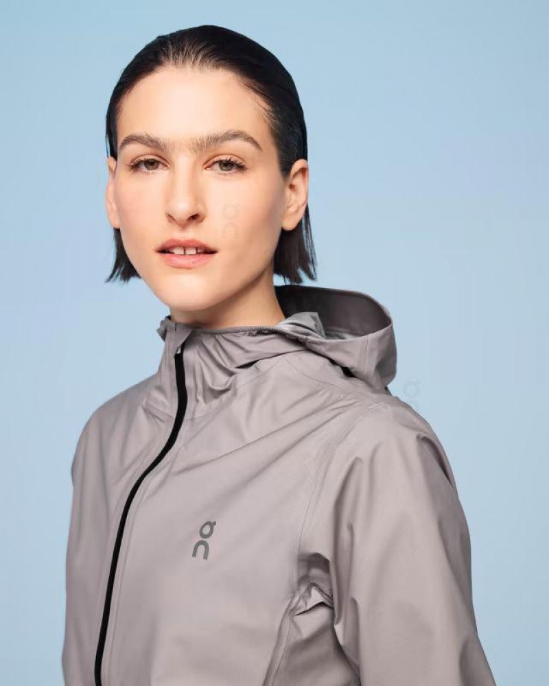 Grey On Cloud Waterproof Anorak Women's Jackets | On_IN8896