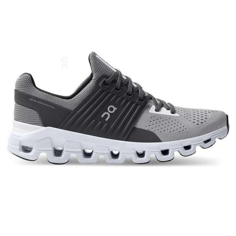 Grey / Black On Cloud Cloudswift Men\'s Running Shoes | On_IN8908