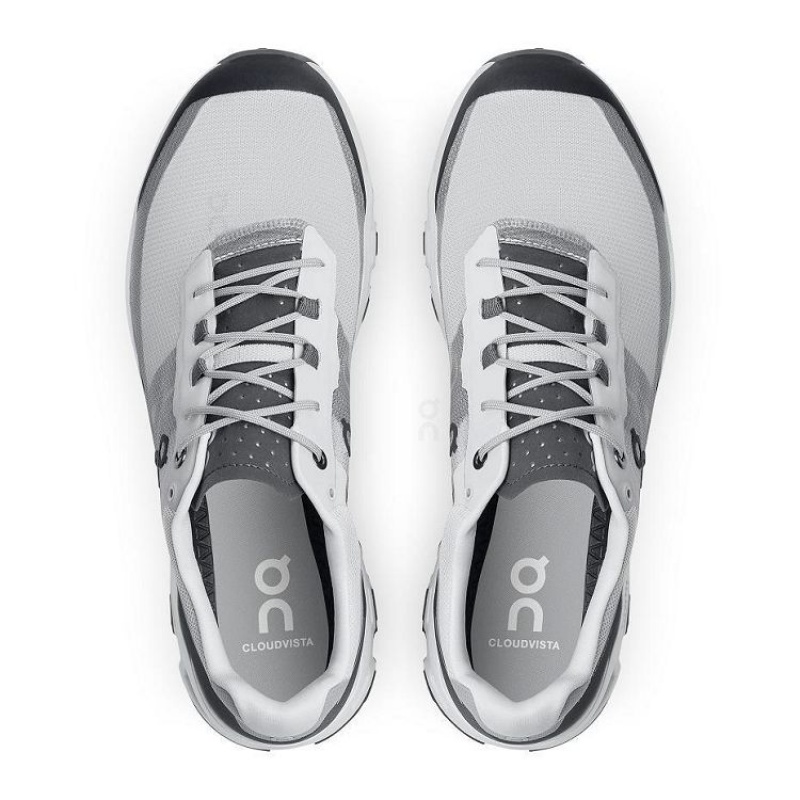 Grey / Black On Cloud Cloudvista Men's Trail Running Shoes | On_IN8720