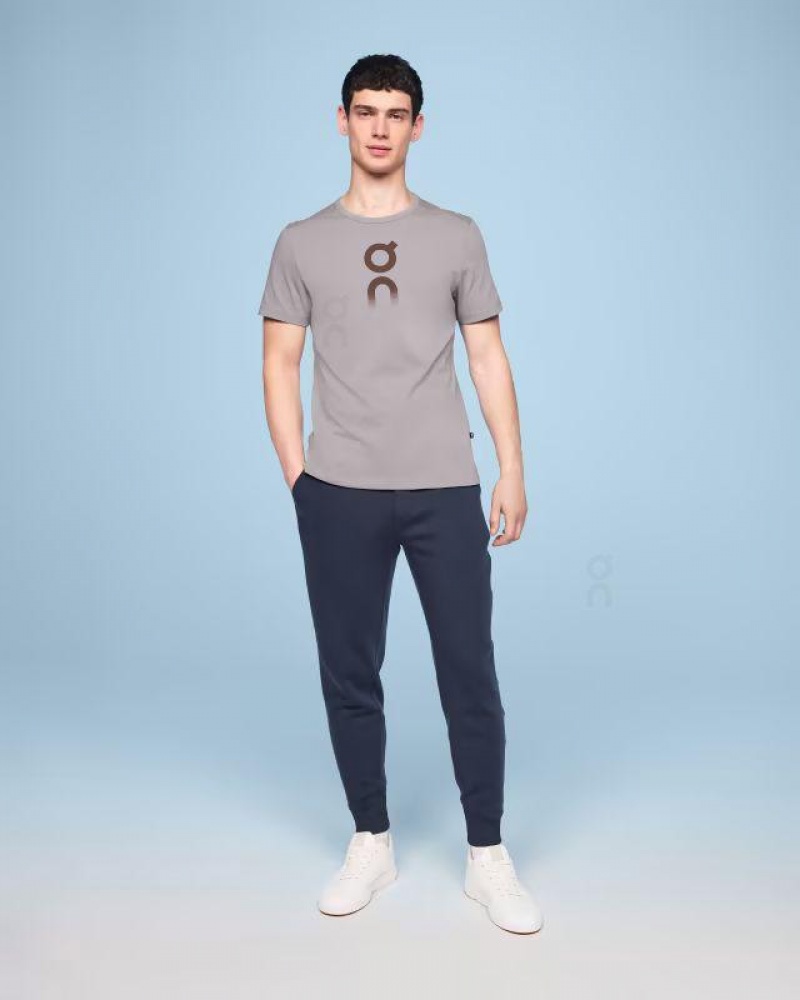 Grey / Brown On Cloud Graphic-T Men\'s T Shirts | On_IN8725