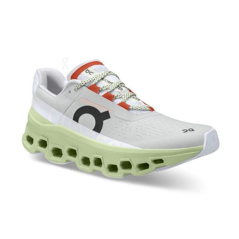 Grey / Green On Cloud Cloudmonster Women's Running Shoes | On_IN8028