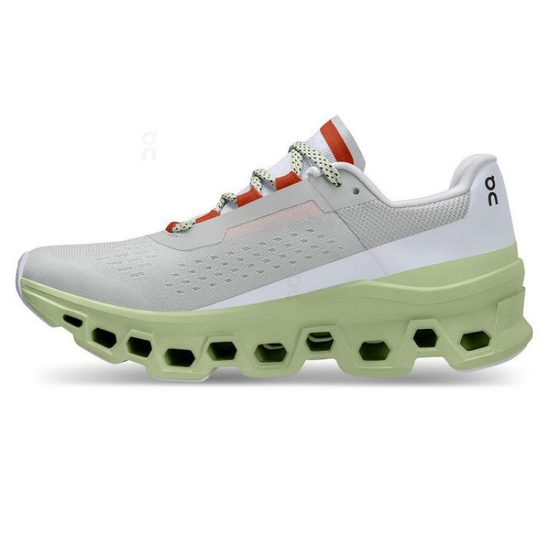 Grey / Green On Cloud Cloudmonster Women's Running Shoes | On_IN8028
