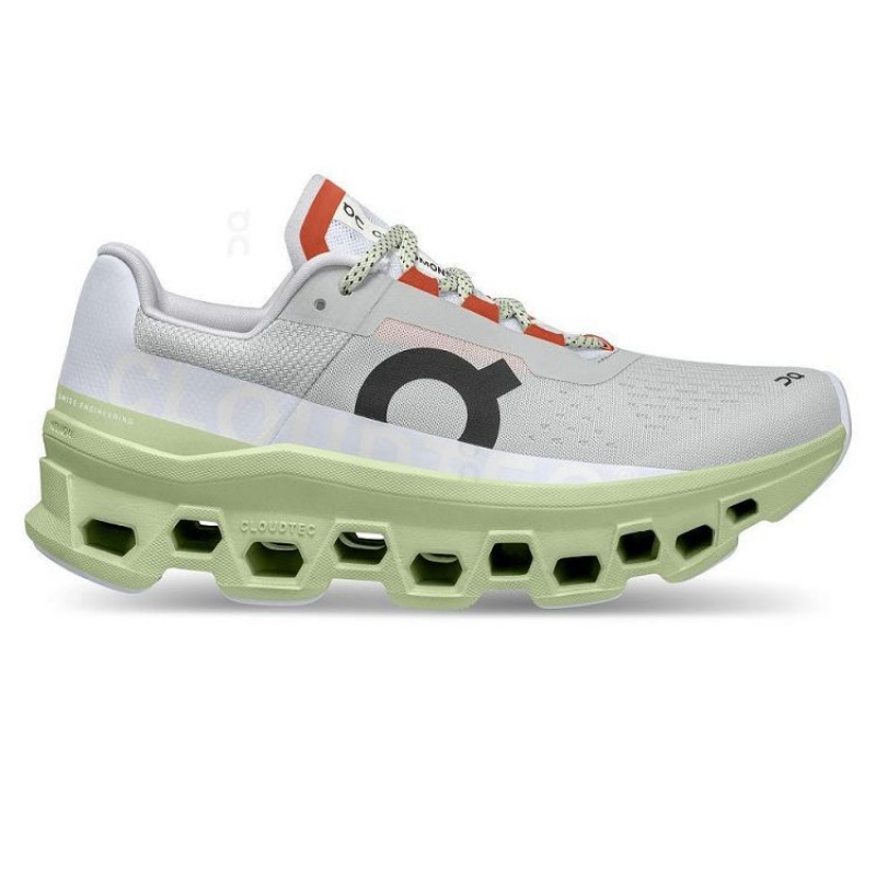 Grey / Green On Cloud Cloudmonster Women\'s Running Shoes | On_IN8028