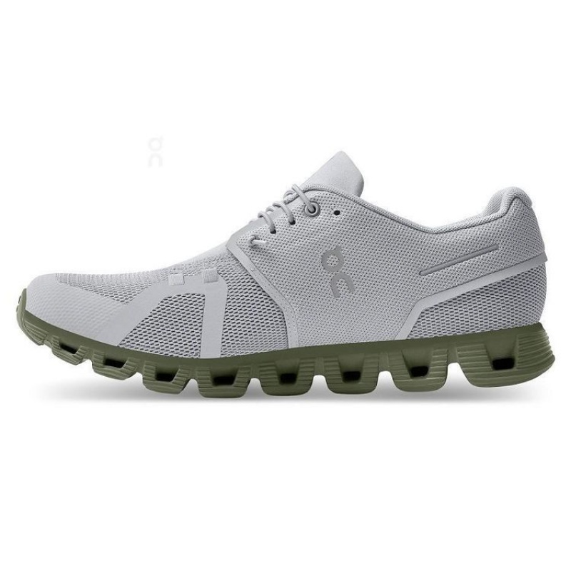 Grey / Olive On Cloud Cloud 5 Men's Sneakers | On_IN9017