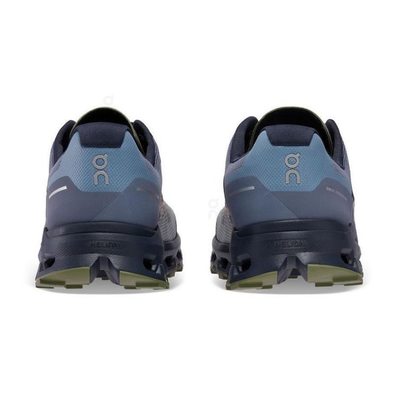 Grey / Olive On Cloud Cloudvista Men's Trail Running Shoes | On_IN8875