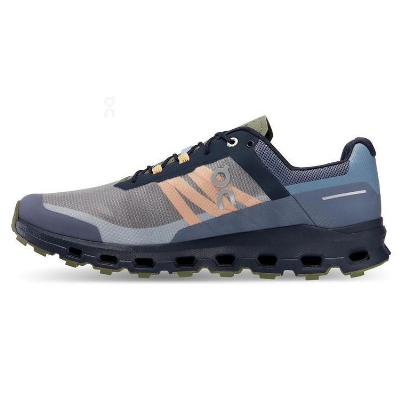 Grey / Olive On Cloud Cloudvista Men's Trail Running Shoes | On_IN8875