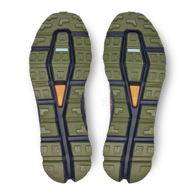 Grey / Olive On Cloud Cloudvista Men's Trail Running Shoes | On_IN8875