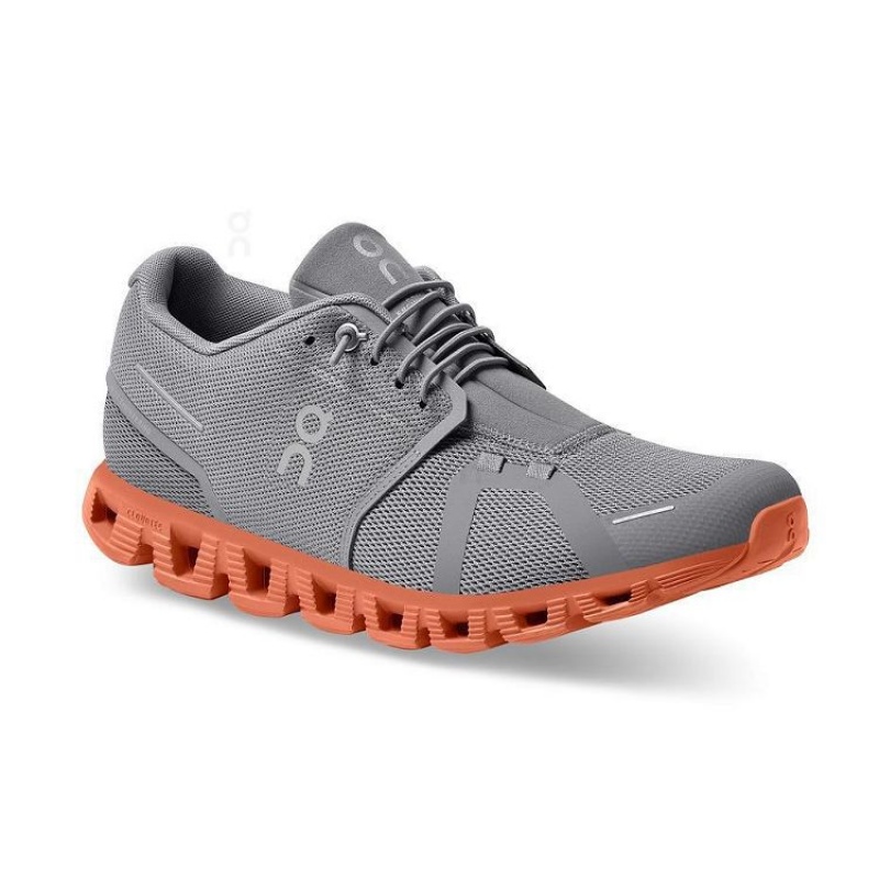 Grey / Orange On Cloud Cloud 5 Men's Sneakers | On_IN9047
