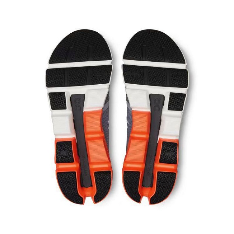 Grey / Orange On Cloud Cloudflyer 4 Men's Running Shoes | On_IN8020