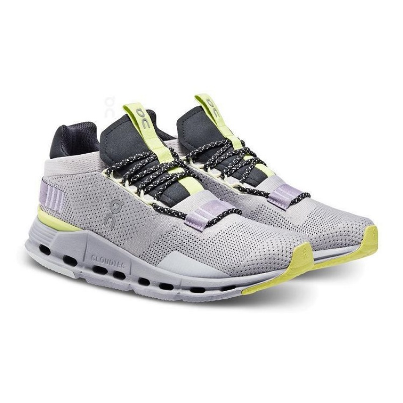 Grey / Purple On Cloud Cloudnova Women's Sneakers | On_IN8412