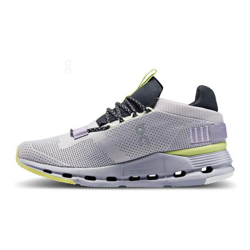 Grey / Purple On Cloud Cloudnova Women's Sneakers | On_IN8412