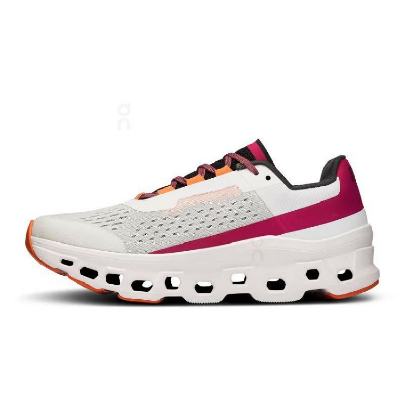 Grey / Red On Cloud Cloudmonster Women's Running Shoes | On_IN8199