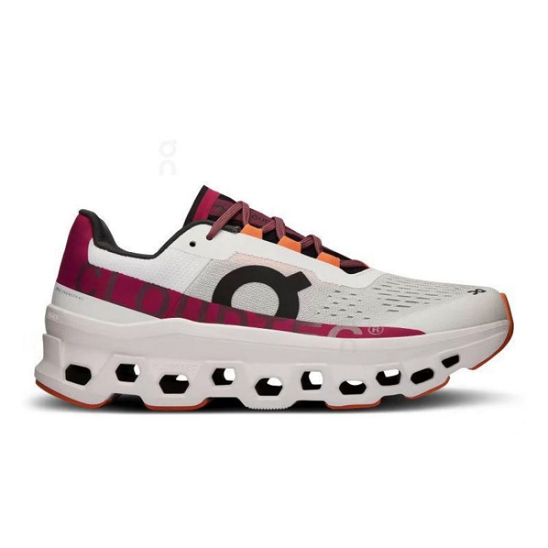 Grey / Red On Cloud Cloudmonster Women\'s Running Shoes | On_IN8199