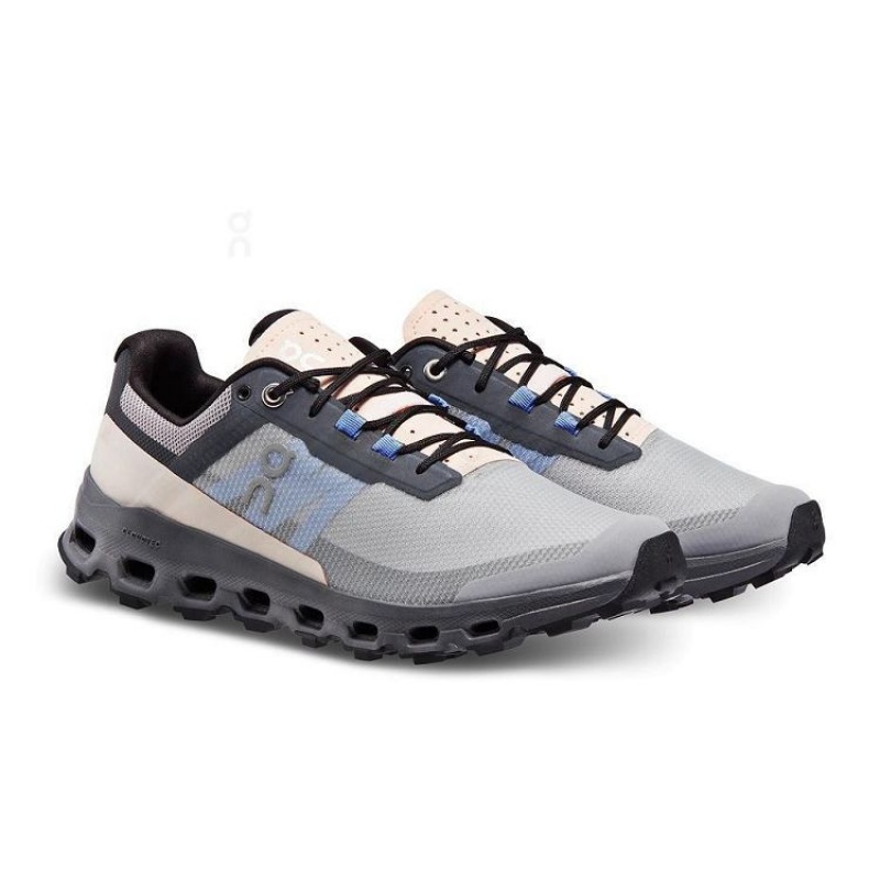 Grey / Rose On Cloud Cloudvista Women's Trail Running Shoes | On_IN1167