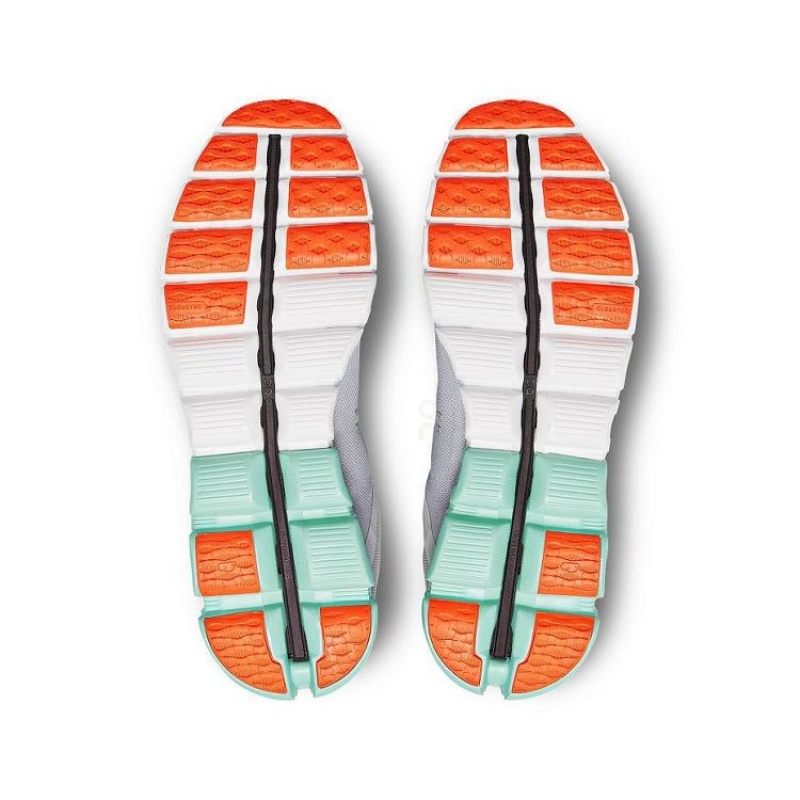 Grey / Turquoise On Cloud Cloudflow Men's Running Shoes | On_IN9095