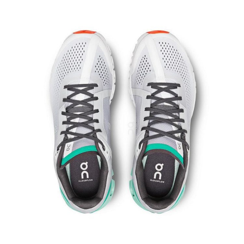 Grey / Turquoise On Cloud Cloudflow Women's Running Shoes | On_IN8560
