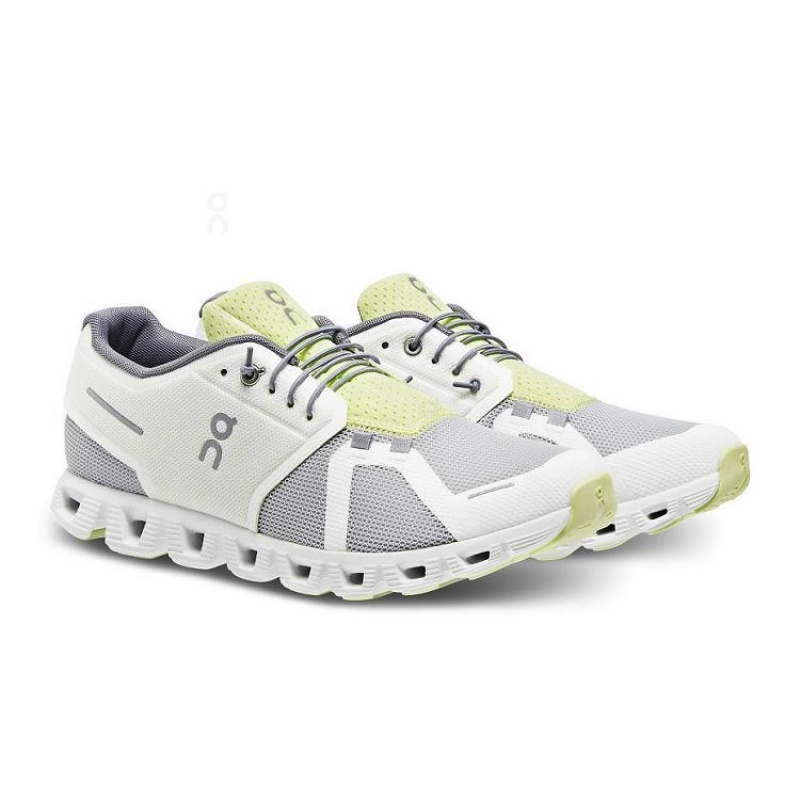Grey / Yellow On Cloud Cloud 5 Push Men's Sneakers | On_IN8773