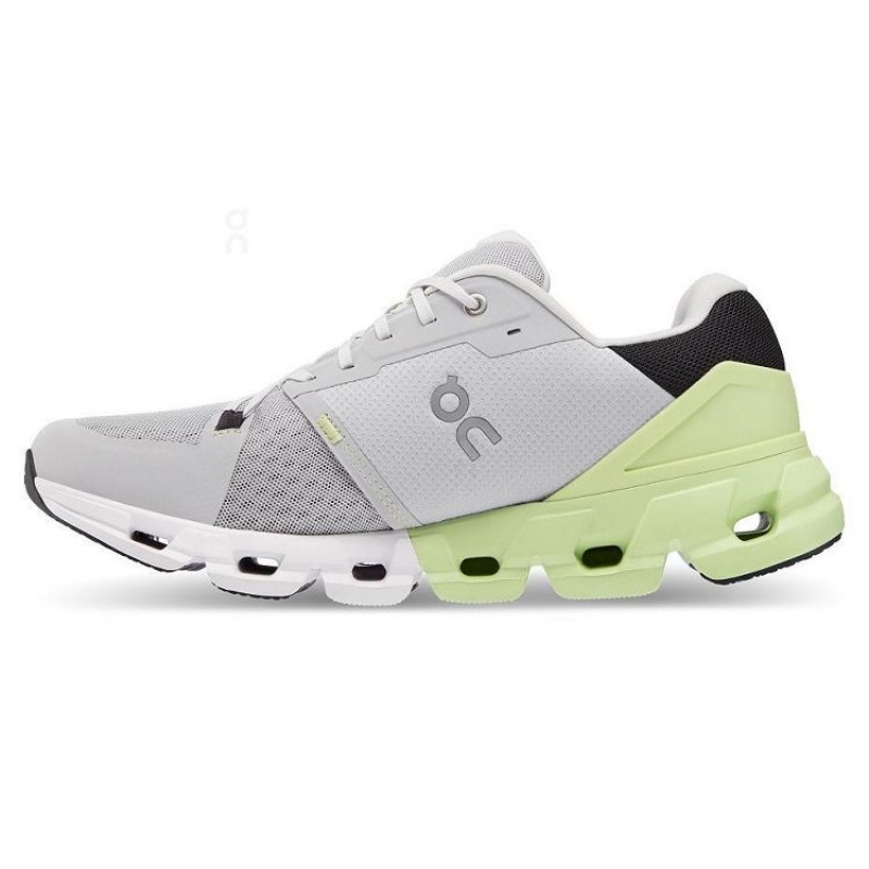 Grey / Yellow On Cloud Cloudflyer 4 Men's Running Shoes | On_IN8995