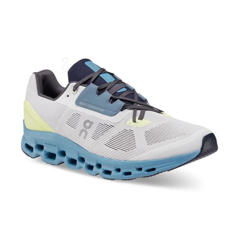 Grey / Yellow On Cloud Cloudstratus Men's Running Shoes | On_IN1181